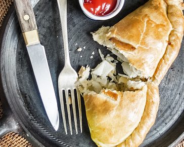 Traditional meat pasty